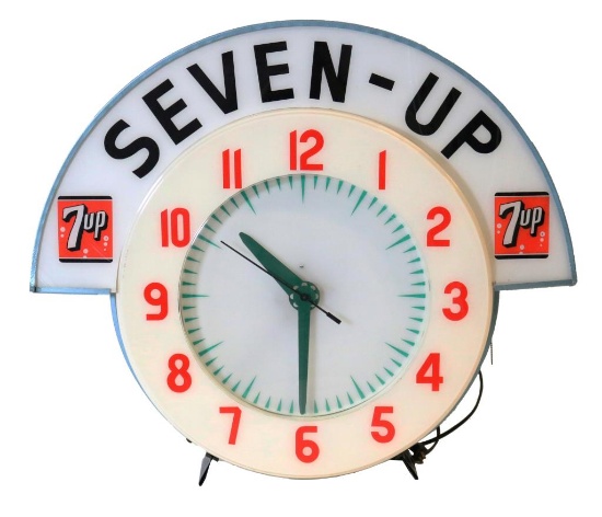 Fantasy 7up Lighted Cleveland Style Clock