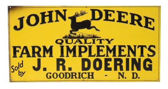 John Deere Quality Farm Implements Tin Sign