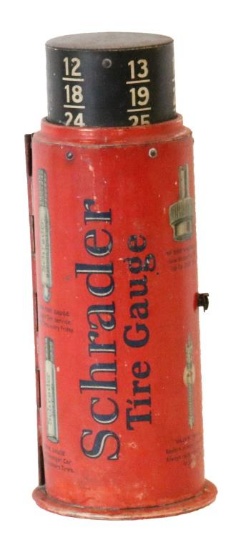 The Scrader Tire Gauge Store Display