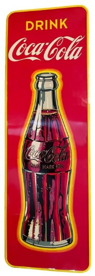 Shimmering Bottle Coca-Cola Sign