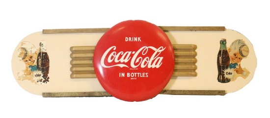 Drink Coca-Cola in Bottles Kay Display Sign