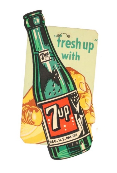 Fresh Up with 7UP Diecut Fan Pull