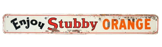 Enjoy Stubby Orange SS Tin Sign