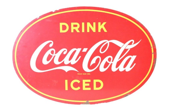 Drink Coca-Cola Ice Cold Tin Sign