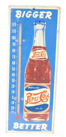 Pepsi-Cola Double Dot Bigger/Better Thermometer