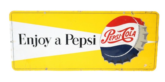 Enjoy A Pepsi Porcelain Sign