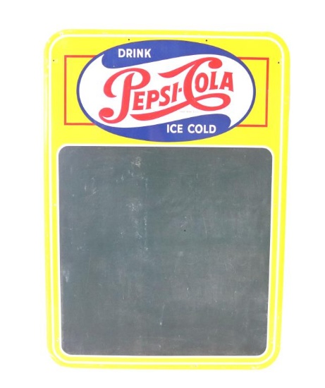 Drink Pepsi-Cola Ice Cold Tin Chalkboard
