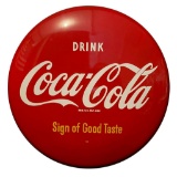 Coca-Cola Sign of Good Taste Button Sign