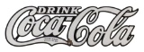 Drink Coca-Cola Diecut Porcelain Sign