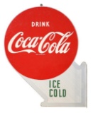 Drink Coca-Cola Ice Cold Flange Sign