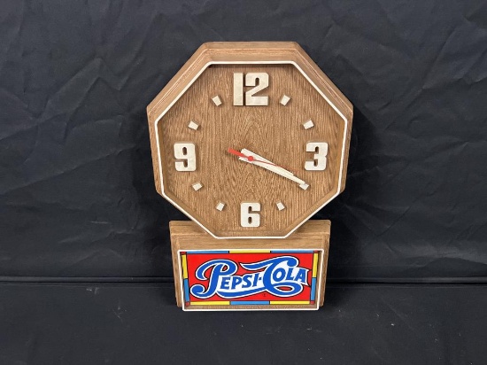 Pepsi Cola Battery Operated Clock