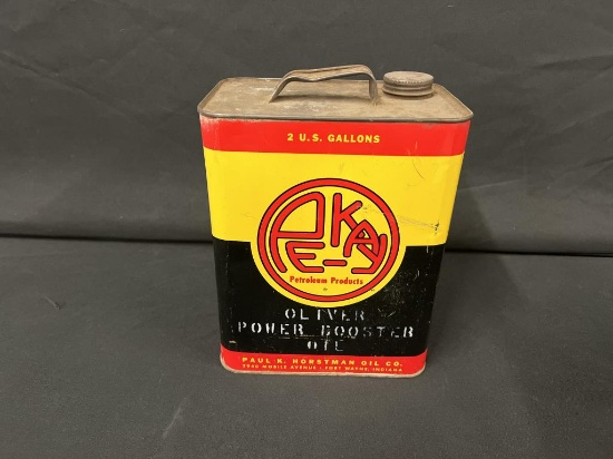 Fort Wayne Indiana Pekay Two Gallon Oil Can