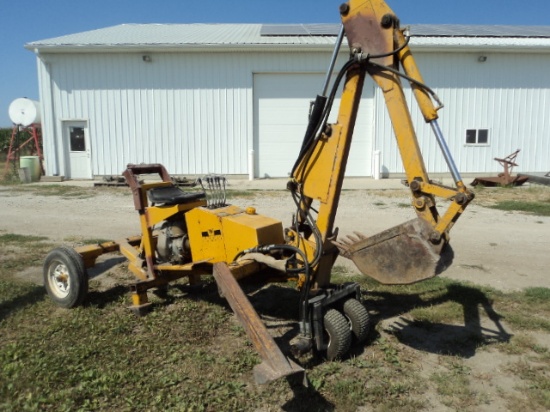 Double L Badger self contained backhoe