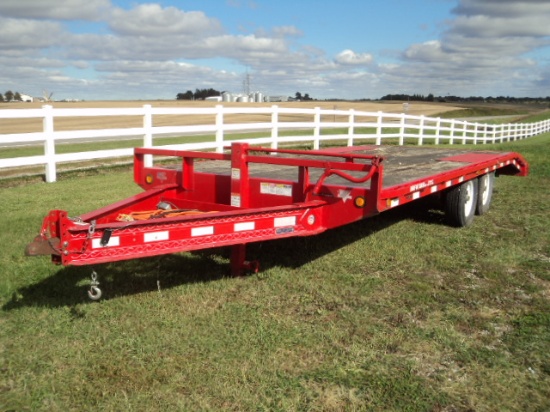 2008 20' PJ flatbed trailer