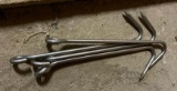 4 - STAINLESS MEAT HOOKS