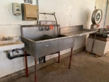 DOUBLE STAINLESS SINK/WORK TRAY, 114