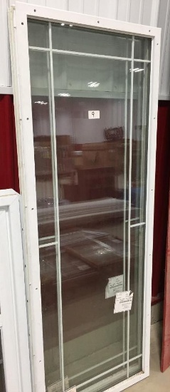 2 - OF 66" X 24" WINDOW INSERTS FOR DOORS