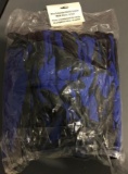 12 PAIRS OF BLUE POLYESTER NITRILE COATED WORK GLOVES