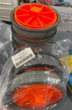 9 OF 6 INCH SAFETY CONE PLUGS