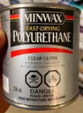 4 OF 236 ML CAN OF CLEAR POLYURETHANE