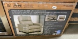 LEATHER POWER RECLINER WITH POWER HEADREST