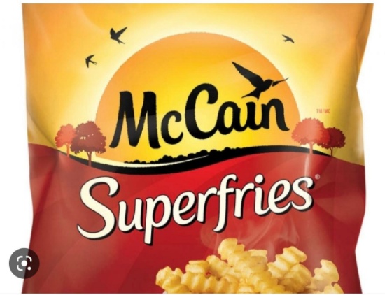A Freezer filled with McCain Product