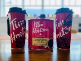 Tim Hortons Travel Mugs and Coffee