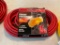 15 M OF 14/3 EXTENSION CORD WITH THREE FEMALE ENDS, RED