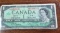 1 CANADIAN OTTAWA 1967 ONE DOLLAR BILL