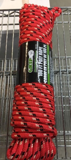 "GRIP" POLY ROPE, 100 FT