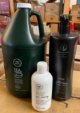 LARGE BOTTLE OF TEA TREE SHAMPOO + 2 OTHER BOTTLES OF HAIR PRODUCT