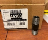 25 THREADED COUPLERS, 1/2 INCH X 2-1/2 INCH