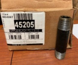 25 THREADED COUPLERS, 1/2 INCH X 3-1/2 INCH