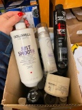 BOX OF HAIR PRODUCTS