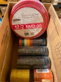 INDOOR HOUSE WIRE AND A BUNCH OF ELECTRICAL TAPE