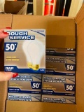 24 OF 50 WATT FROSTED LIGHT BULBS