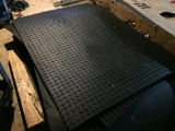 HEAVY RUBBER MAT, 6 FT X 4 FT X 1/2 INCH