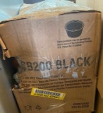 250 BLACK PLASTIC CONTAINERS