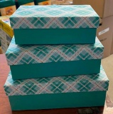 3 SMALL BOXES, BLUE