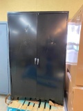 STEEL CABINET WITH SHELVES, 78