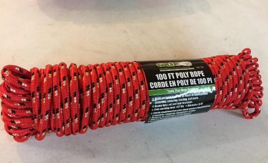 NEW 100 FT X 3/8" ROPE