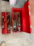 USED TOOL BOX WITH USED TOOLS