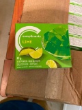 36 PACKS OF LIME JELLY POWDER