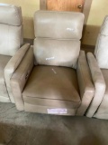 LEATHER ELECTRIC RECLINER --- UNTESTED