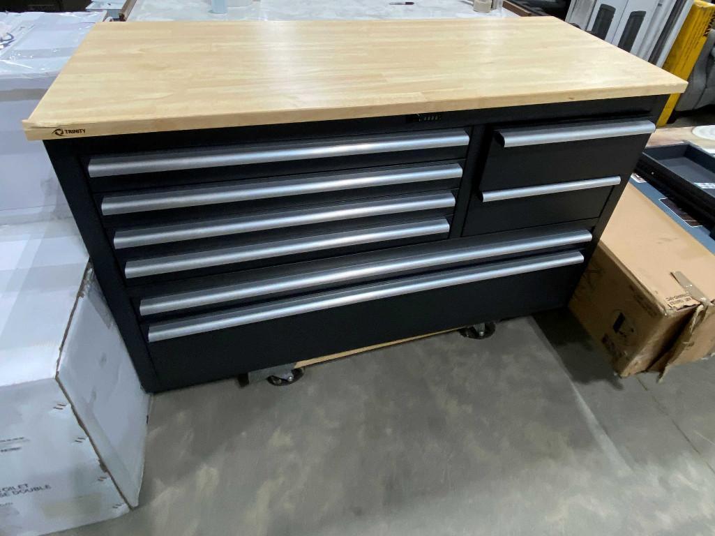 4 FT TRINITY TOOL BOX WITH WORKBENCH Proxibid