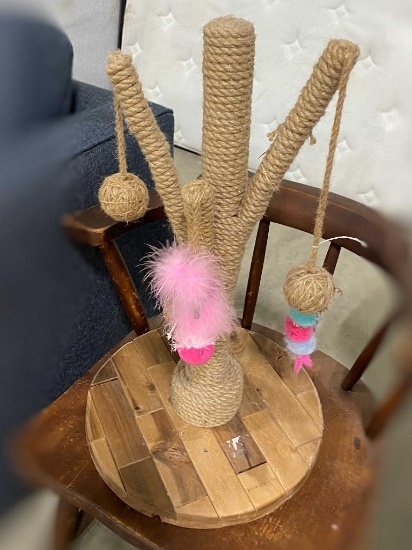 CAT TREE AND USED CHAIR