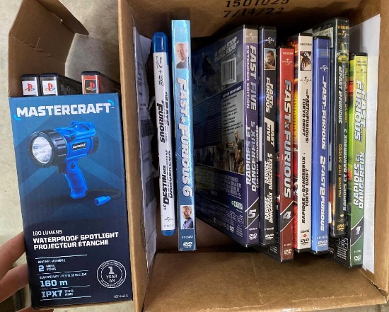 BOX LOT OF MOVIES / GAMES