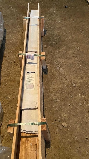 6 ASSORTED SIZED PIECES OF MARBLE SILL