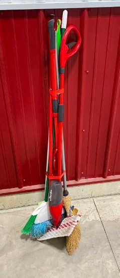 HOUSE BROOMS AND MOP