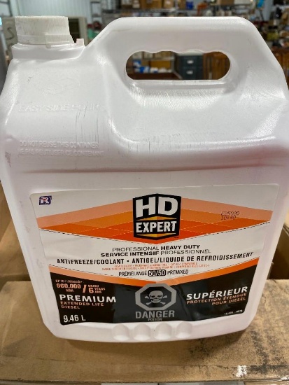 BOX OF 2- 9.46L HD EXPERT SUPERDUTY ANTIFREEZE/COOLANT